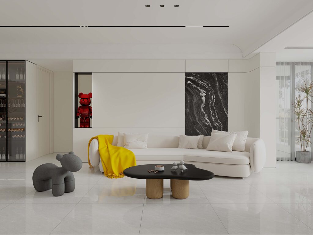 Gạch 80x80 phù hợp với nhiều diện tích không gian