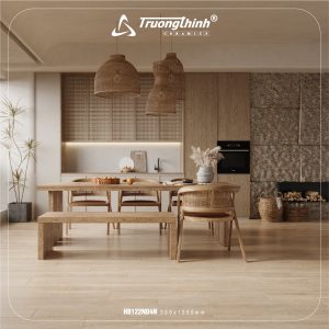 Gạch vân gỗ sang trọng, ấm áp