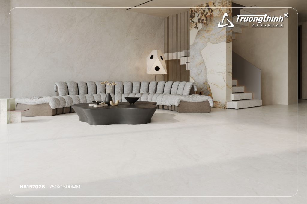 Gạch 75x150cm đang là xu hướng thiết kế