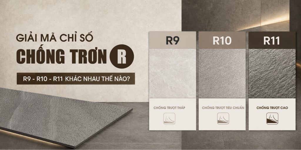 Chỉ Số Chống Trơn Trượt R Là Gì? Giải Mã R9 – R10 – R11 - R12 & R13 - Ứng Dụng Thực Tế