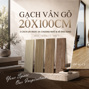 Các kiểu lát gạch vân gỗ dễ ứng dụng nhất